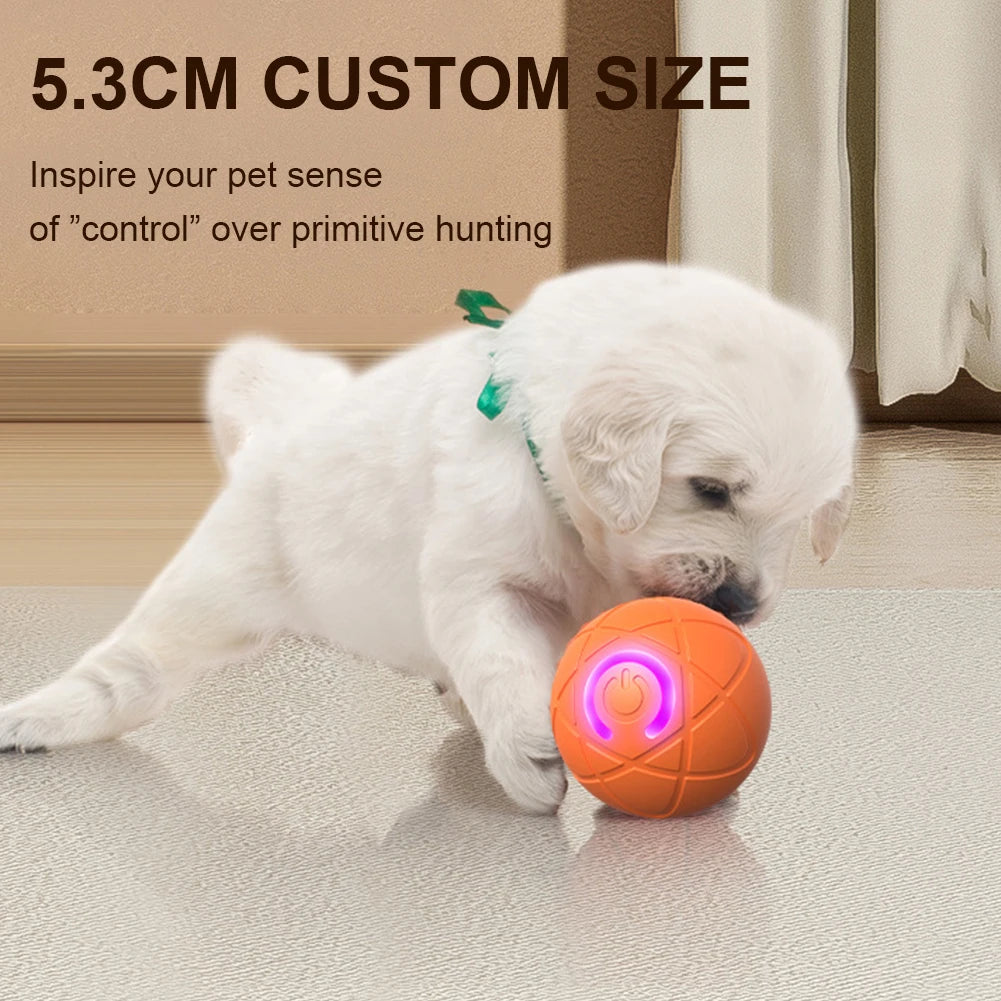 Intelligent Electric Cat Ball Toys Self-Moving Electronic Rotating Cat Ball 200mAh Pet Exercise Chase Toy Ball for Cats Training
