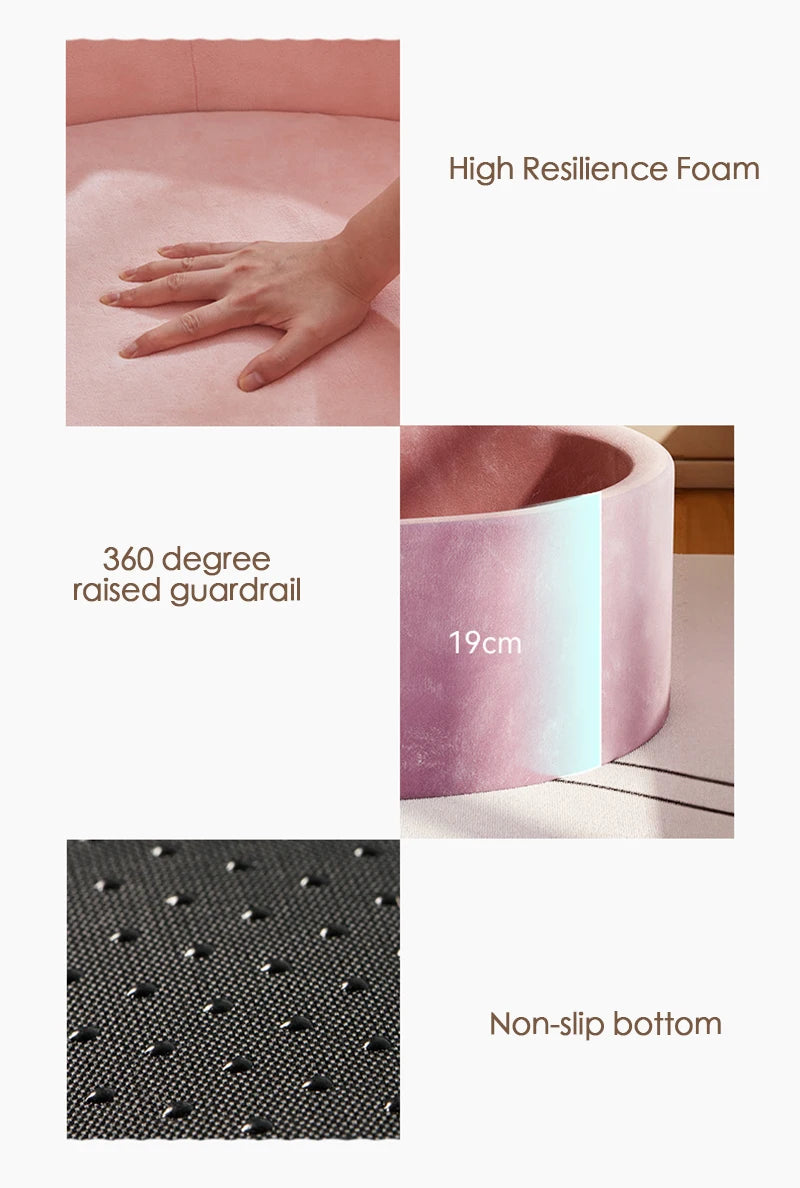 Detachable Pet Bed Pet Bed Detachable Washable Dog Sleeping Bed Soft Comfortable Warm Cat Bed for Four Seasons Soft Pet Bed