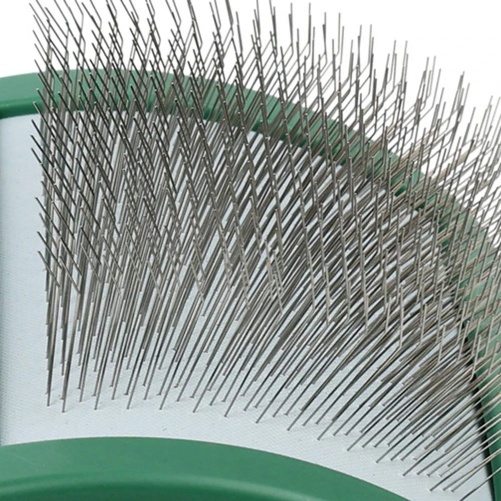 New Extra Long Pin Slicker Brush for Large Dog Matted Hair Grooming Wire Brush for Pets Shedding Mats Massage Brush Pet Supplies