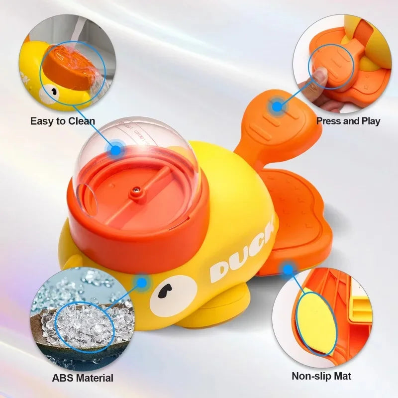 Pet Treat Dispenser-Interactive Dog Toys, Anti Gulping Duck Slow Feeder,cat Dog Treat Dispensing with Button,for Dogs Training